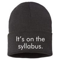 It's on the Syllabus. Sustainable Knit Beanie