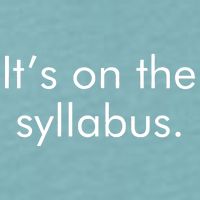 It's on the Syllabus. Sueded Cloud Jersey T-Shirt