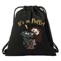 It's So Fluffy Funny Magical Wizard Drawstring Bag