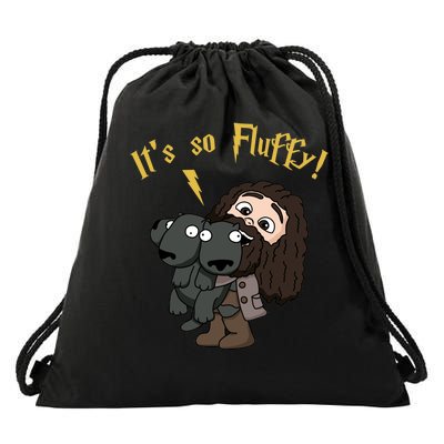 It's So Fluffy Funny Magical Wizard Drawstring Bag