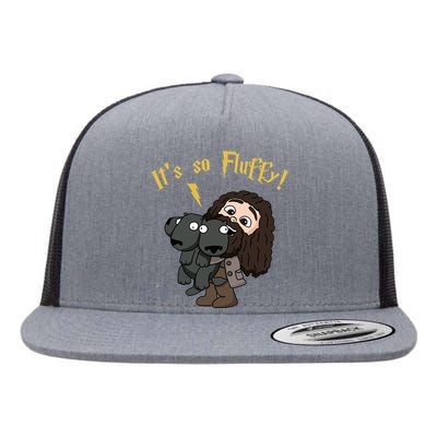 It's So Fluffy Funny Magical Wizard Flat Bill Trucker Hat