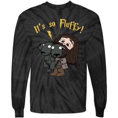 It's So Fluffy Funny Magical Wizard Tie-Dye Long Sleeve Shirt