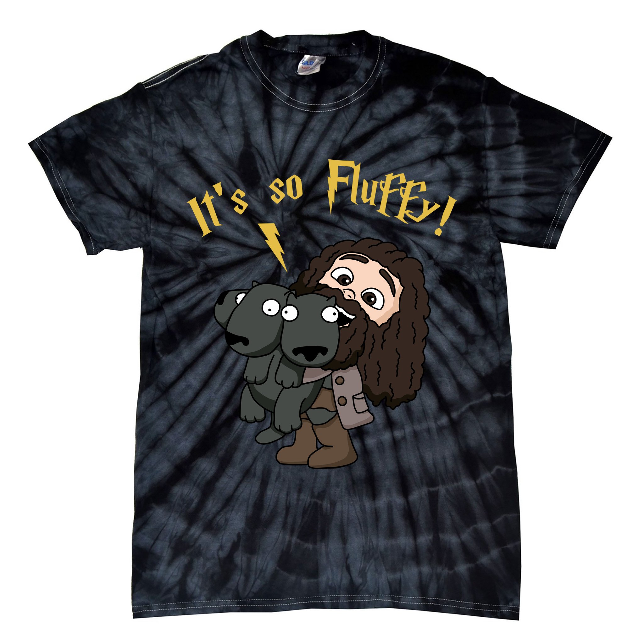 It's So Fluffy Funny Magical Wizard Tie-Dye T-Shirt