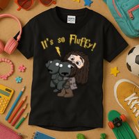 It's So Fluffy Funny Magical Wizard Kids T-Shirt