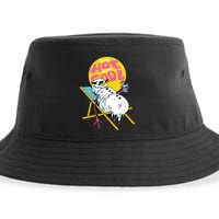 It's So Hot To Be Cool Snowman Sustainable Bucket Hat