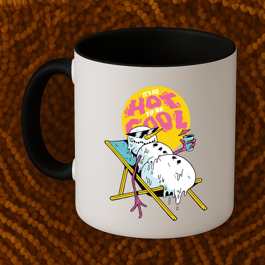 It's So Hot To Be Cool Snowman Mug