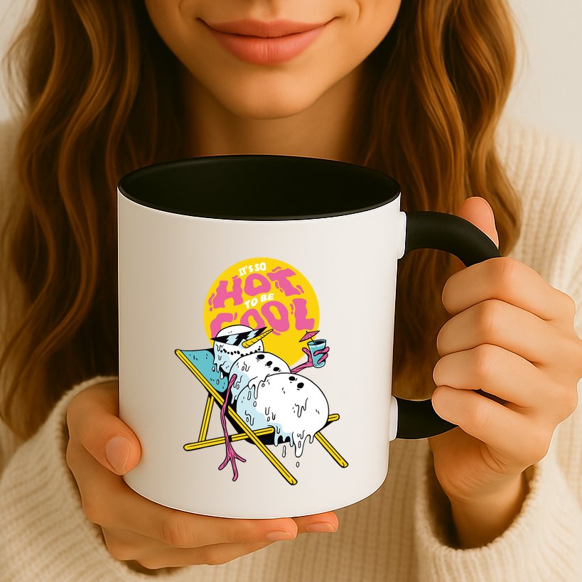 It's So Hot To Be Cool Snowman Mug