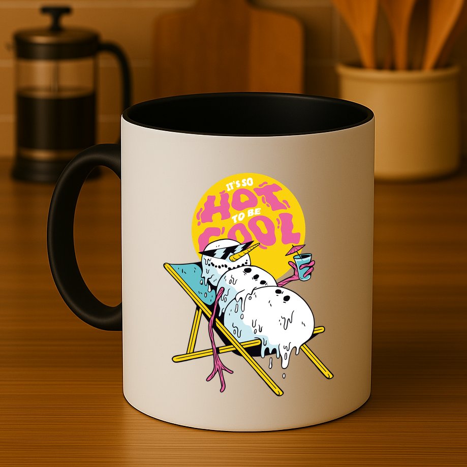 It's So Hot To Be Cool Snowman Mug
