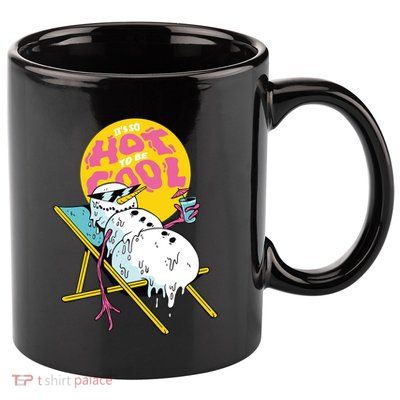 It's So Hot To Be Cool Snowman 11oz C Handle Ceramic Mug