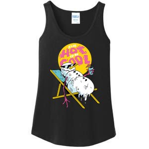 It's So Hot To Be Cool Snowman Ladies Essential Tank