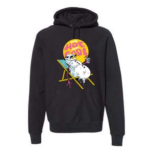 It's So Hot To Be Cool Snowman Premium Hoodie