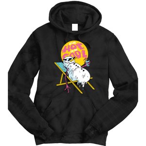 It's So Hot To Be Cool Snowman Tie Dye Hoodie