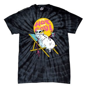 It's So Hot To Be Cool Snowman Tie-Dye T-Shirt