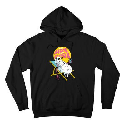 It's So Hot To Be Cool Snowman Tall Hoodie