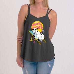 It's So Hot To Be Cool Snowman Women's Strappy Tank