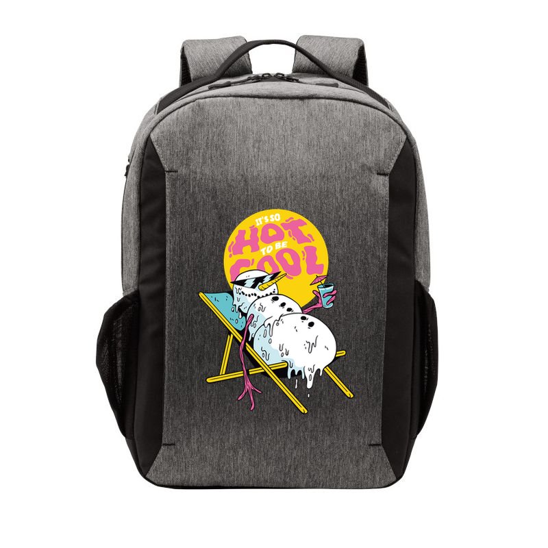 It's So Hot To Be Cool Snowman Vector Backpack
