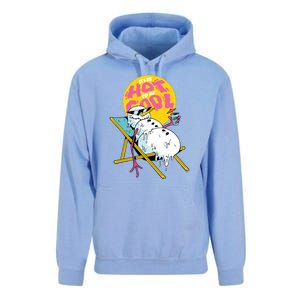 It's So Hot To Be Cool Snowman Unisex Surf Hoodie