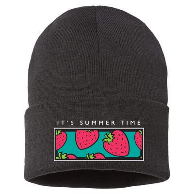 It's Summer Time Sustainable Knit Beanie