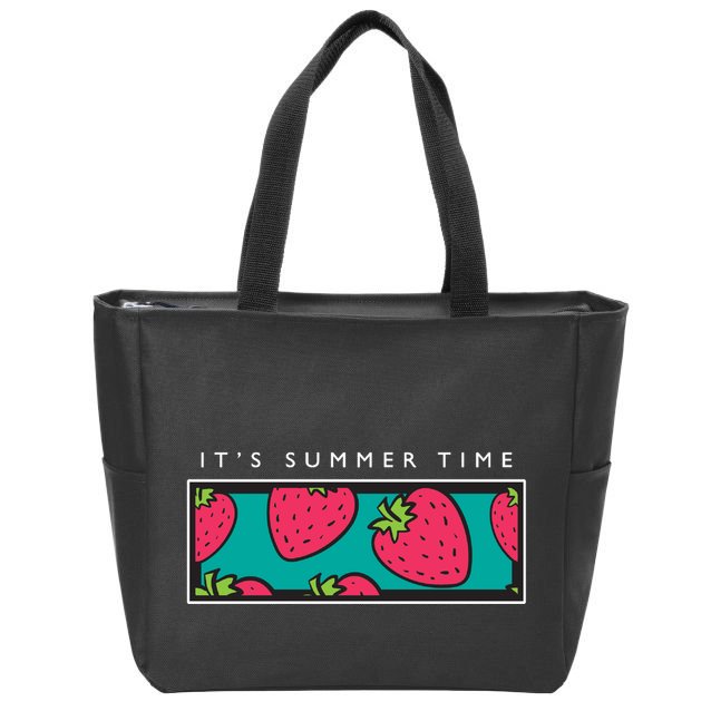 It's Summer Time Zip Tote Bag