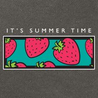 It's Summer Time Cotton Canvas Backpack