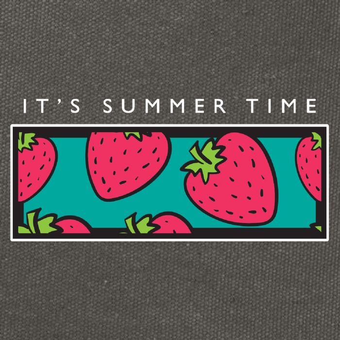 It's Summer Time Cotton Canvas Backpack