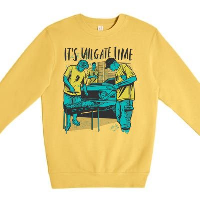 It's Tailgate Time Premium Crewneck Sweatshirt