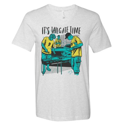 It's Tailgate Time V-Neck T-Shirt