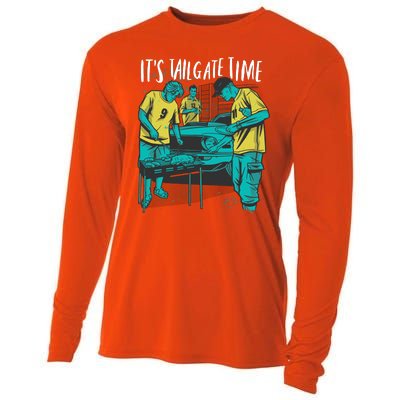 It's Tailgate Time Cooling Performance Long Sleeve Crew