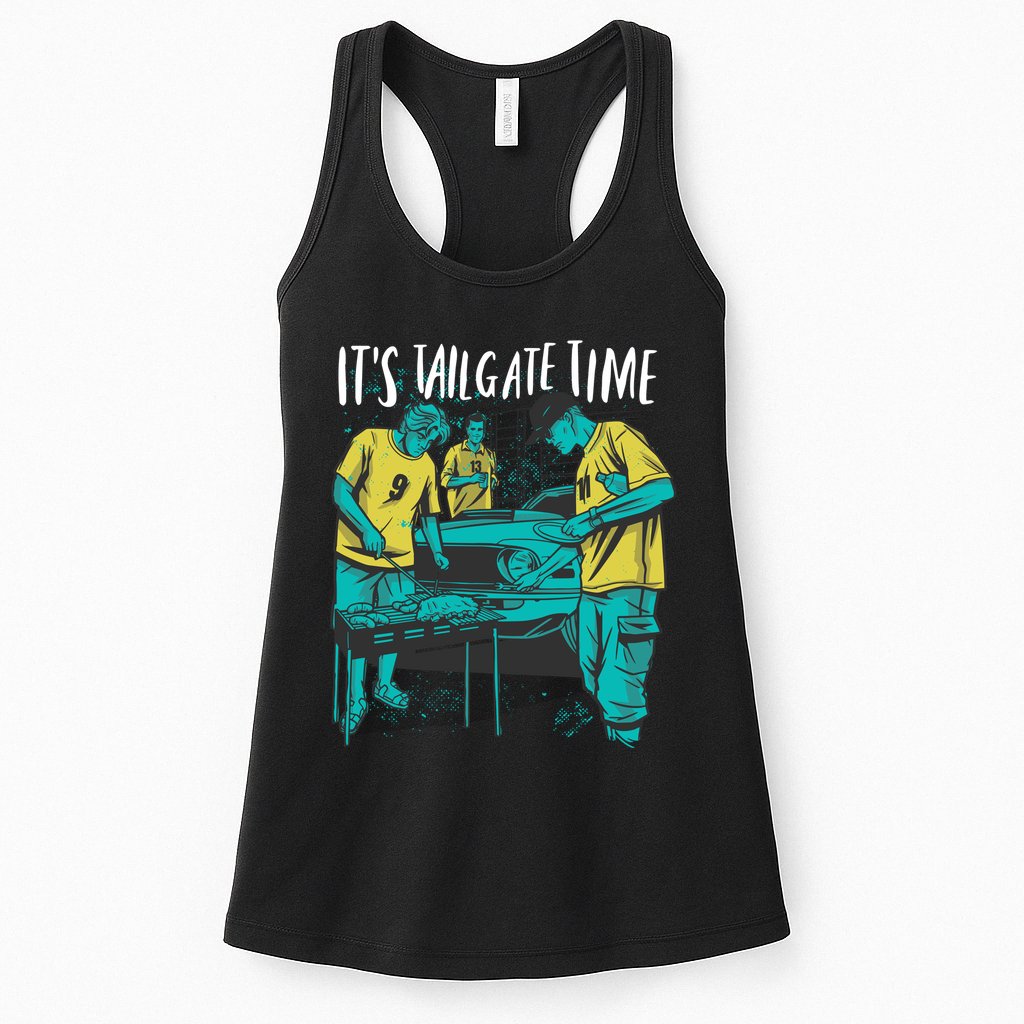 It's Tailgate Time Womens Tank Top