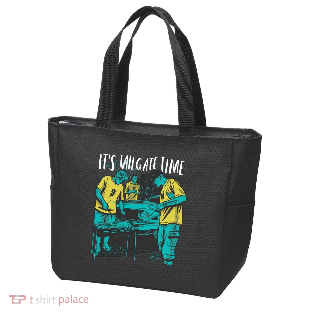It's Tailgate Time Zip Tote Bag