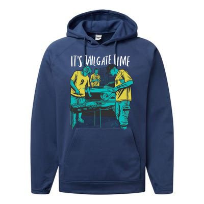 It's Tailgate Time Performance Fleece Hoodie