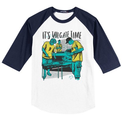 It's Tailgate Time Baseball Sleeve Shirt