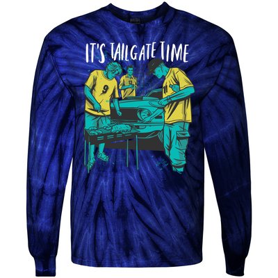 It's Tailgate Time Tie-Dye Long Sleeve Shirt