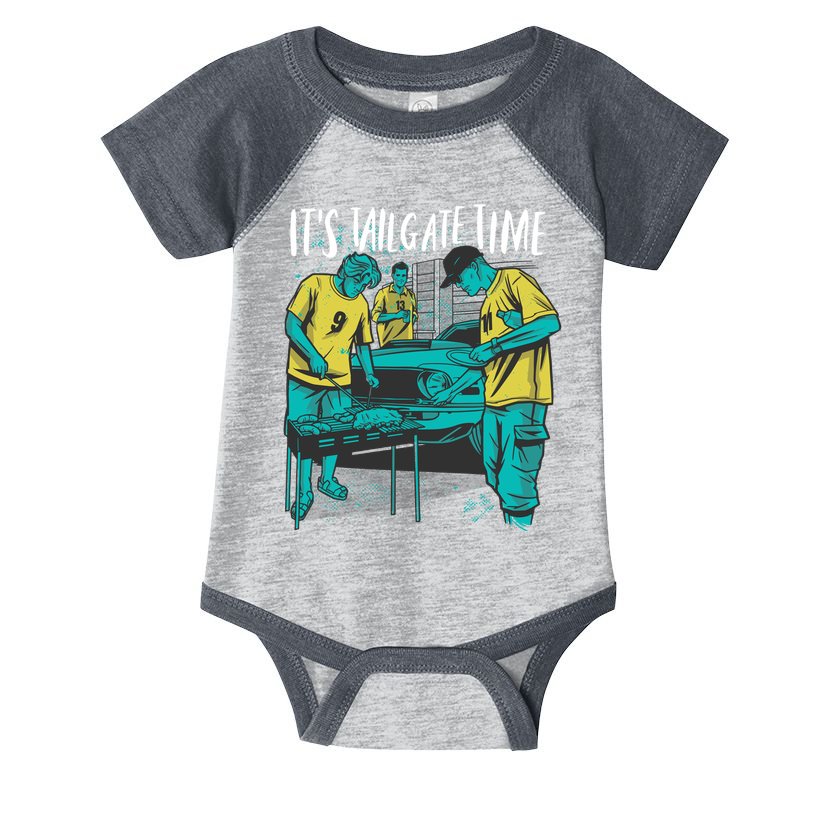It's Tailgate Time Infant Baby Jersey Bodysuit