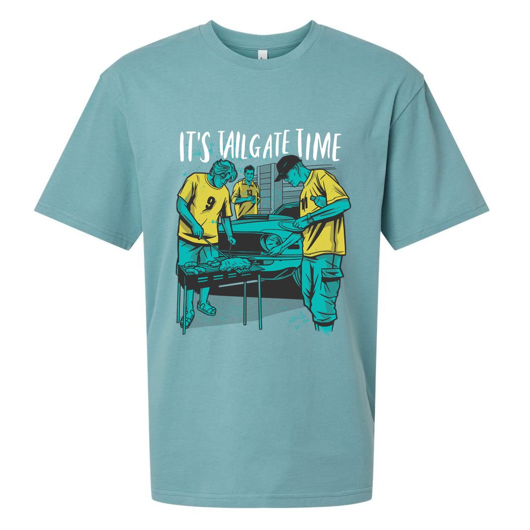It's Tailgate Time Sueded Cloud Jersey T-Shirt