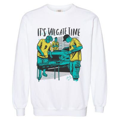 It's Tailgate Time Garment-Dyed Sweatshirt