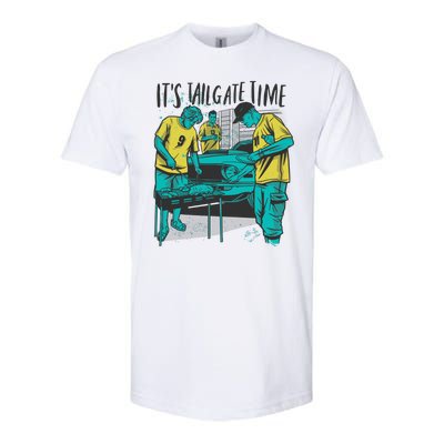 It's Tailgate Time Softstyle CVC T-Shirt