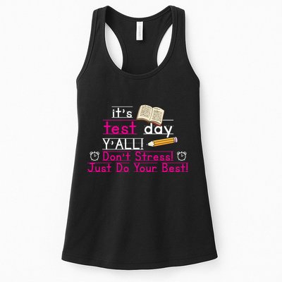 It's Test Day Ya'll Don't Stress Just Do Your Best Womens Tank Top