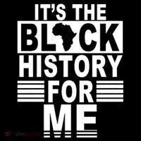 It's The Black History For Me Drawstring Bag