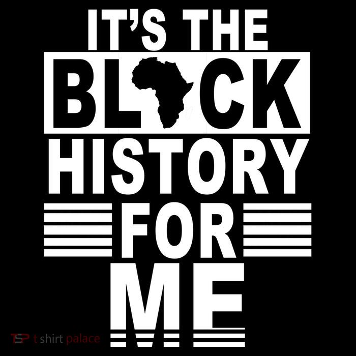 It's The Black History For Me Drawstring Bag