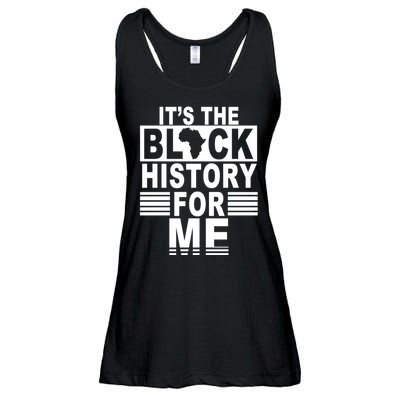 It's The Black History For Me Ladies Essential Flowy Tank