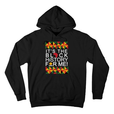 It's The Black History For Me African Colors Hoodie