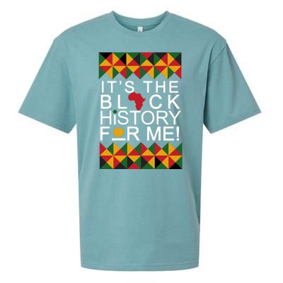 It's The Black History For Me African Colors Sueded Cloud Jersey T-Shirt