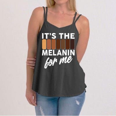 It's The Melanin For Me Skin Tones  Women's Strappy Tank