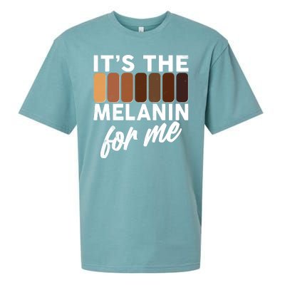 It's The Melanin For Me Skin Tones  Sueded Cloud Jersey T-Shirt