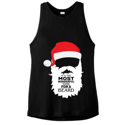 It's the Most Wonderful Time For a Beard Ladies PosiCharge Tri-Blend Wicking Tank