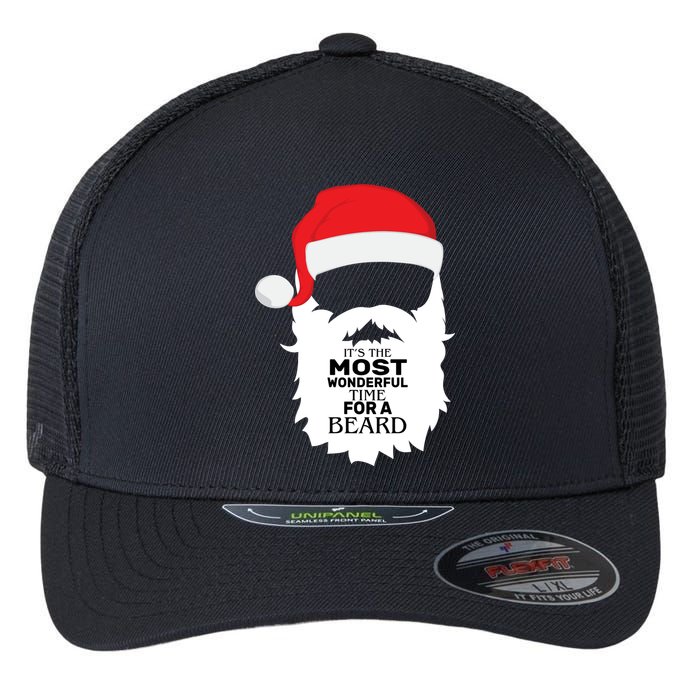 It's the Most Wonderful Time For a Beard Flexfit Unipanel Trucker Cap