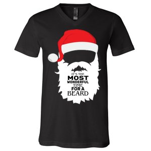 It's the Most Wonderful Time For a Beard V-Neck T-Shirt