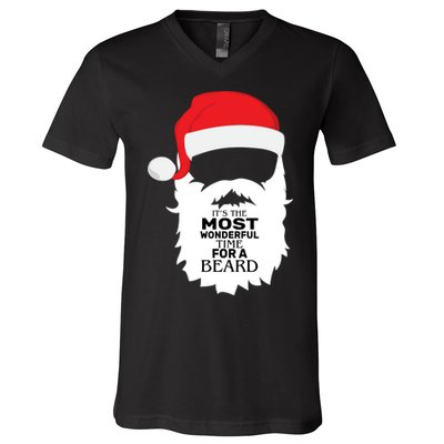 It's the Most Wonderful Time For a Beard V-Neck T-Shirt