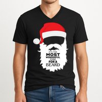 It's the Most Wonderful Time For a Beard V-Neck T-Shirt